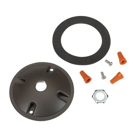 Keystone Flood Light Round Cover Plate for 4" Round Boxes, KT-FLED-RC-4 KT-FLED-RC-4